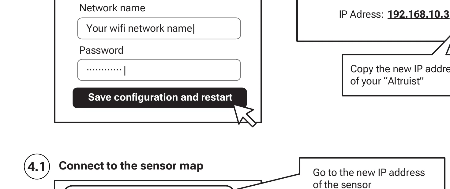 Sensor map configuration